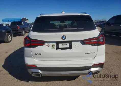 2023 BMW X3 Sdrive30I z USA, uszkodzony, nr VIN 5UX43DP03P9T00013